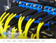 Tablet Screenshot of conexline.com.br